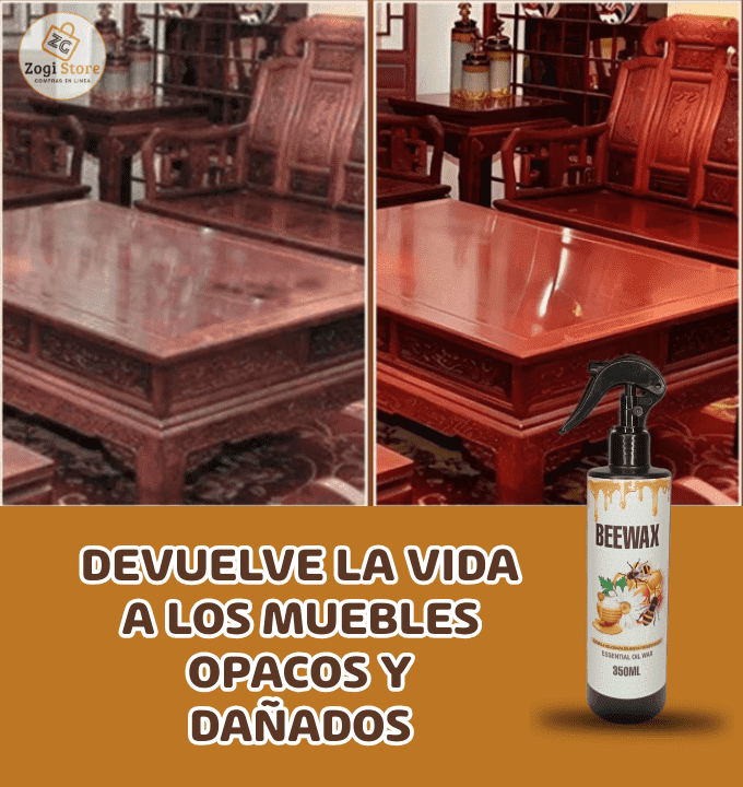 ✨BEEWAX SPRAY RESTAURADOR PARA MADERA🚪🪑