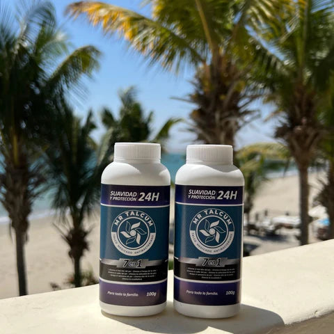 ⭐Mr. Talcum 7 en 1 🌿 Anti: Olor, hongo, sudor, callosidad, cansancio, olor axila, escaldadura de 100g🧴